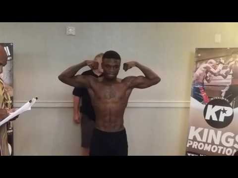 DC BOXING STAR MARCUS BATES vs DANIEL HERNANDEZ WEIGH IN AND FACEOFF