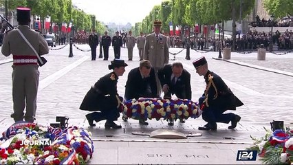 Passation de pouvoir Hollande - Macron