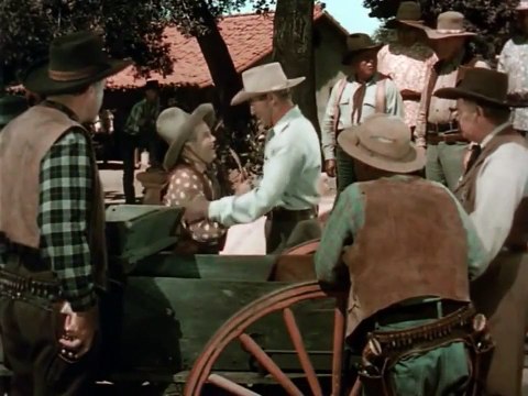 Gunfighters 1947 HD COLOR - Randolph Scott, Barbara Britton, Dorothy Hart Movie part 1/2