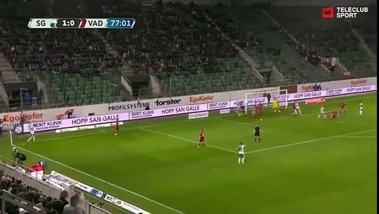 Sankt Gallen 2:0 Vaduz (	Swiss Super League. 13 May 2017)