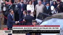 Passation de pouvoir : arrivée d'Emmanuel Macron à l'Elysée