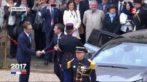 Passation de pouvoirs : revivez l'arrivée d'Emmanuel Macron à l'Elysée