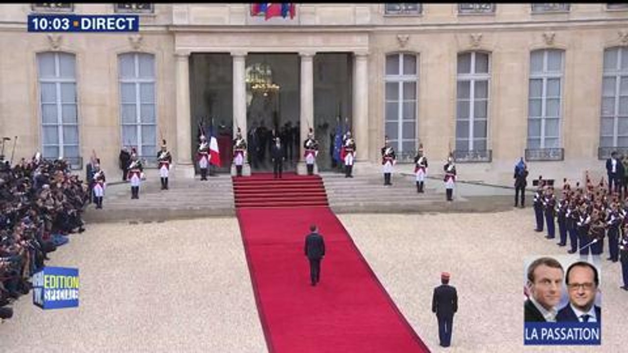 L'arrivée d'Emmanuel Macron