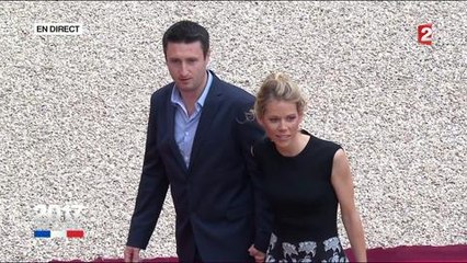 Elysée : l'arrivée de Tiphaine Auzière et son mari Antoine
