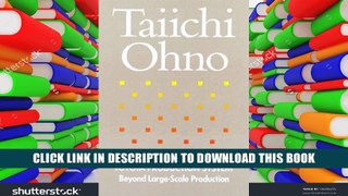 [Epub] Full Download Toyota Production System: Beyond Large-Scale Production Ebook Online
