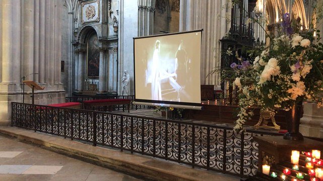 Nuit des cathédrales : improvisation de l'organiste F. Simon