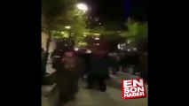 Kadıköy'de hayırcılar Ezan'ı protesto etti