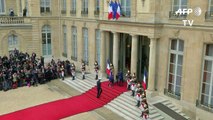 L'Elysée dans l'effervescence pour l'investiture de Macron