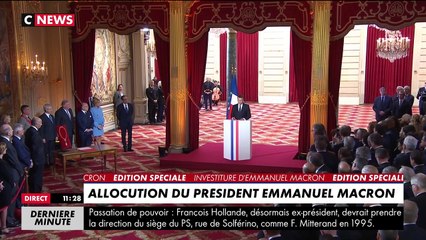 Allocution du président de la République Emmanuel Macron