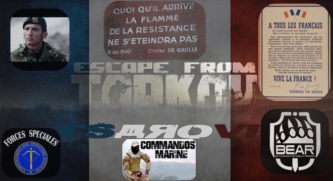 Escape from Tarkov Force Spéciales Français Hommage au COS Commandement des Opérations Spéciales