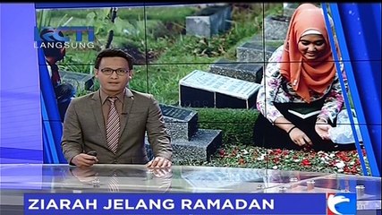 Jelang Ramadan, Ratusan Peziarah Padati TPU Karet