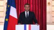 Déclaration du président Emmanuel Macron à l'occasion de la cérémonie d'installation