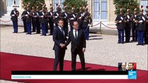Passation de pouvoirs : François Hollande acclamé lors de son départ de l'Elysée