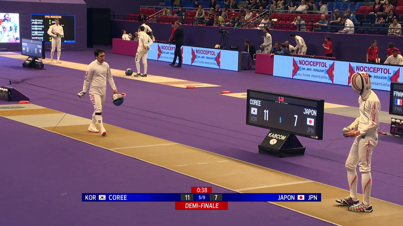 SNCF Réseau 2017 - Epreuve par équipes - Live TV 1/2 finale JAPON-COREE
