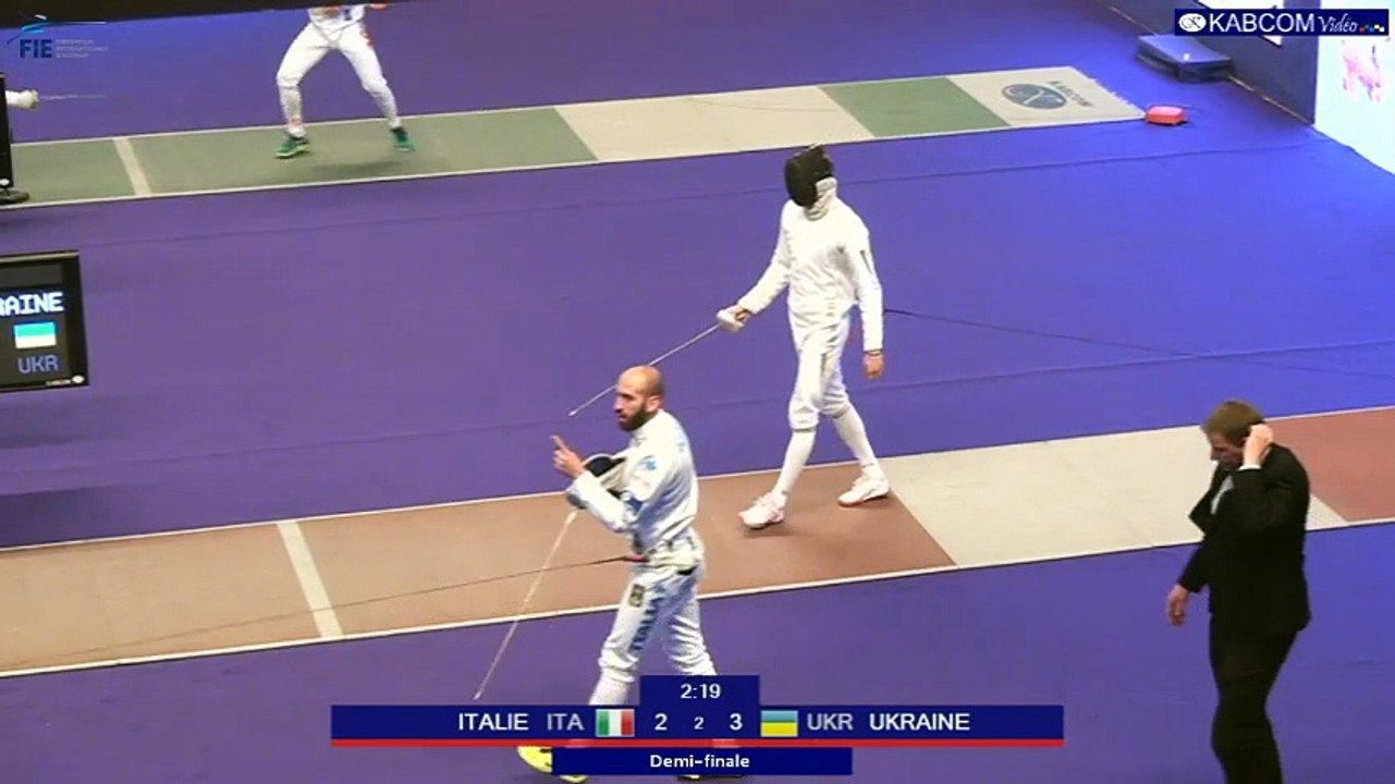 SNCF Réseau 2017 - Epreuve par équipes - 1/2 finale ITALIE-UKRAINE