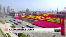 N. Korea launches ballistic missile, four days after South Korean President's inauguration