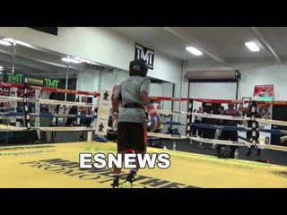 young fighters doing the ali shuffle EsNews Boxing