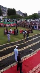 Faisal Javed Khan Arrives at Stage in Abbotabad Jalsa Gah 14.05.2017