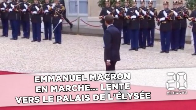 Emmanuel Macron en marche... lente vers l'Élysée