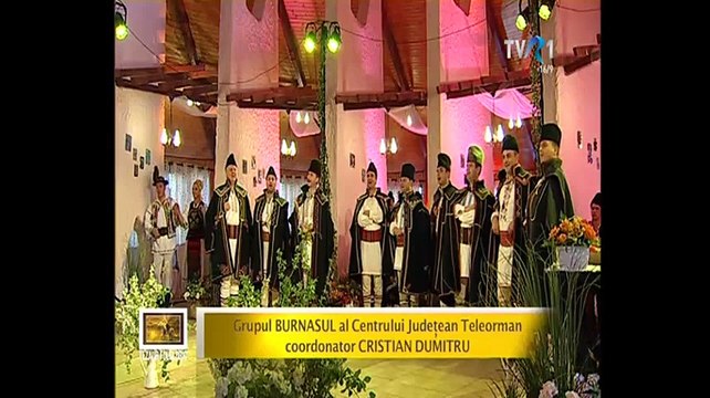 Grupul vocal Burnasul - Pe Verdea la vale (Tezaur folcloric - TVR 1 - 14.05.2017)