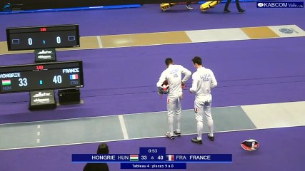 SNCF Réseau 2017 - Epreuve par équipes - Match de classement HONGRIE-FRANCE 2/2