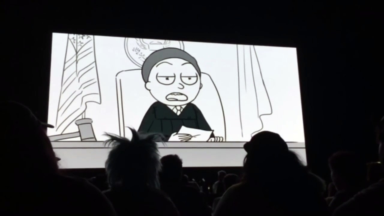 Defendant Rick and Judge Morty