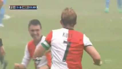 Dirk Kuyt Goal HD - Feyenoord 1-0 Heracles Almelo - 14.05.2017 HD