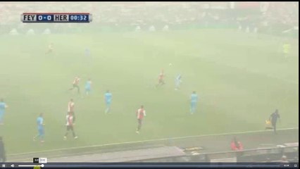 Dirk Kuyt Goal -  Feyenoord vs Heracles  1-0  14.05.2017 (HD)