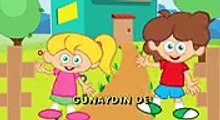 Sevimli Dostlar - Anaokulu ve okul öncesi çizgi film çocuk şarkıları videoları2017