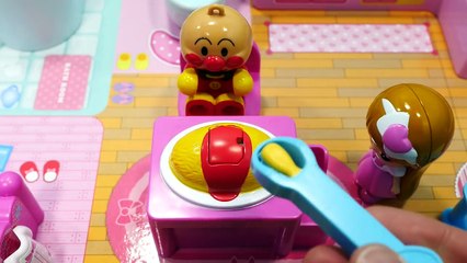 アンパンマンおもちゃアニメ　リカちゃんのおうちであそぼ　anpanman