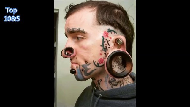 Top 10 Shocking Body Modification Extreme Rare Tattoo Pointed Ears Strange Piercings