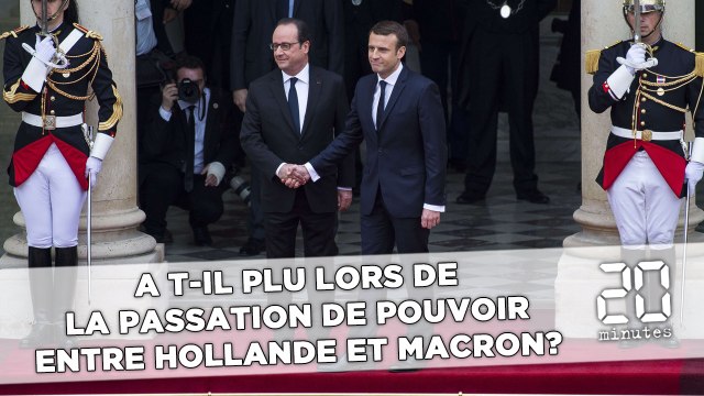 A t-il plu lors de la passation de pouvoir entre Hollande et Macron ?
