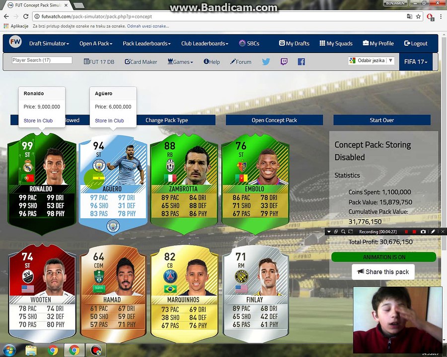 fifa 17 pack opening