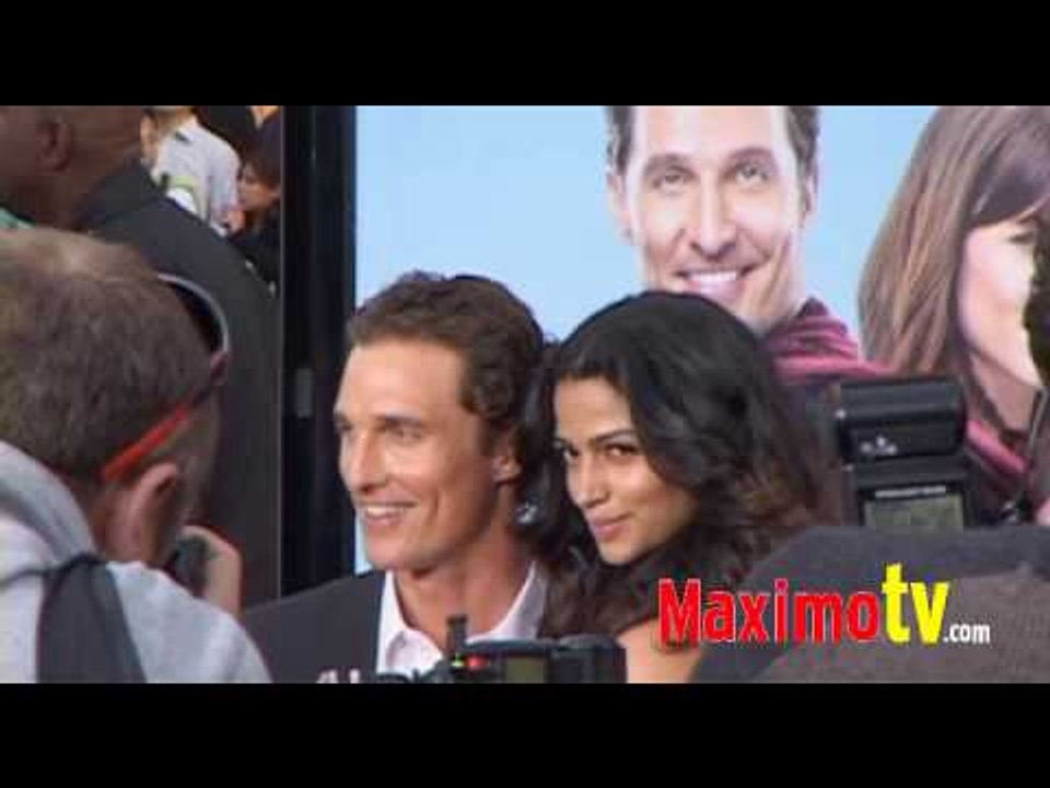 Matthew McConaughey & Camilla Alves at Ghosts of Girlfriends Past PREMIERE
