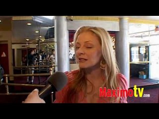 Jessica Cauffiel INTERVIEW at BED RIDDEN Premiere April 25, 2009