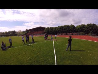 Animation Athlétisme Arcueil le 13/05/2017 Lancer de Poids Poussins