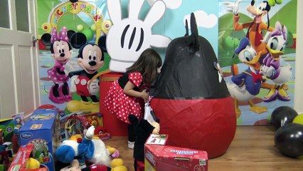 Download Video: Disney Junior Videos Super Giant Surprise Egg Opening Mickey Mouse Clubhouse Minnie Toys