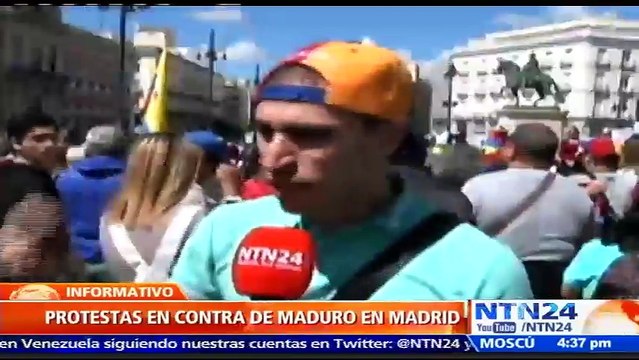Venezolanos por la Democracia tomó la Puerta del Sol en Madrid exigiendo sanciones para el gobierno de Maduro