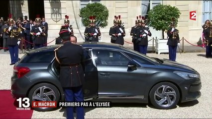 Les premiers pas d'Emmanuel Macron à l'Élysée