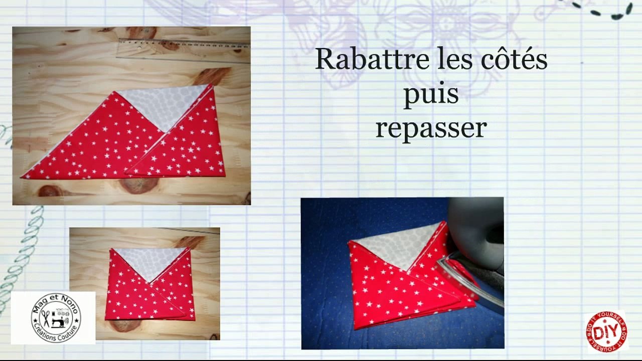 cours de couture tutoriel pochon facile a faire