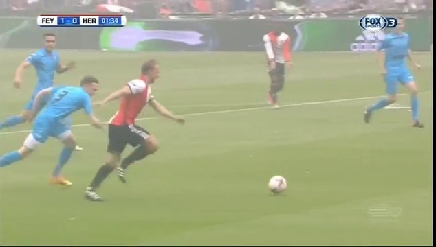 1-0 Dirk Kuyt Goal - Feyenoord 1-0 Heracles 14.05.2017