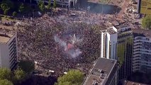 Feyenoord Fans' Crazy Celebrations after winning the Eredivisie Championship - 14.05.2017