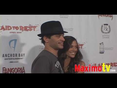 Jana Kramer & Johnathon Schaech Laid To Rest Los Angeles Premiere April 18, 2009