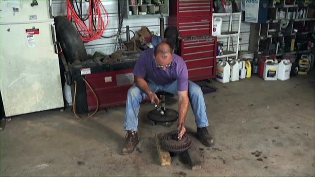 REPLACING A BROKEN LUG STUD ON