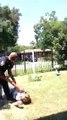 Mom attacked by cops in front of her children