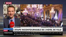 Passation de pouvoir : Emmanuel Macron à l'Hôtel de ville