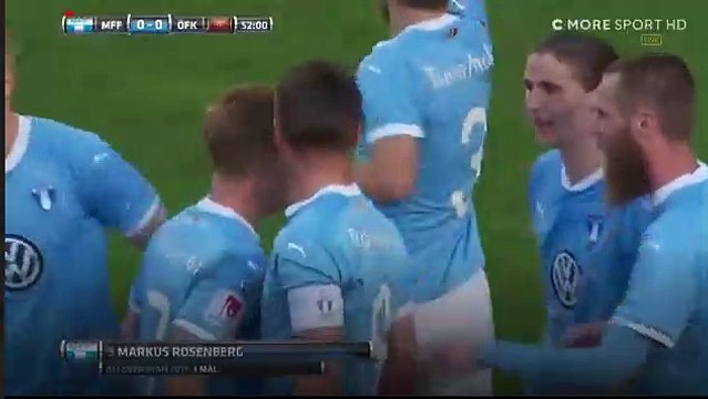 Markus Rosenberg GOAL HD - Malmo FF 1-0 Ostersund 14.05.2017