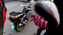 Stupid, Crazy & Angry People Vs Bikers 2017   Road Rage  I AM THE POLICE!!