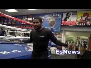 Felix Diaz In Camp For Crawford - esnews boxing