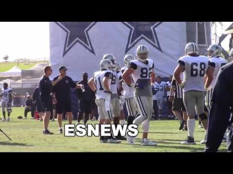 NFL Superstar Dez Bryant In Camp With The Cowboys EsNews
